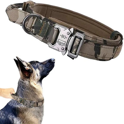 Durable Tactical Dog Collar and Leash Set