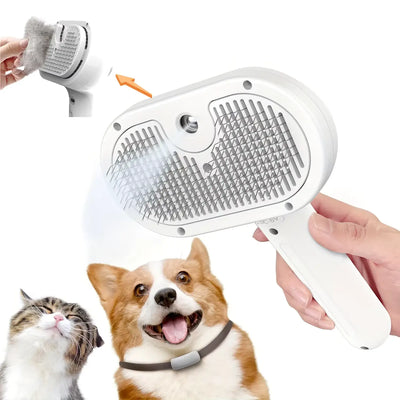 Rover Rituals | Steam Powered Dog Grooming Brush – Deshedding Dog Brush Tool