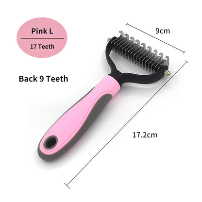 FurFlow™️Dog Deshedding Undercoat Rake Brush | Ultimate Dog Grooming Tool