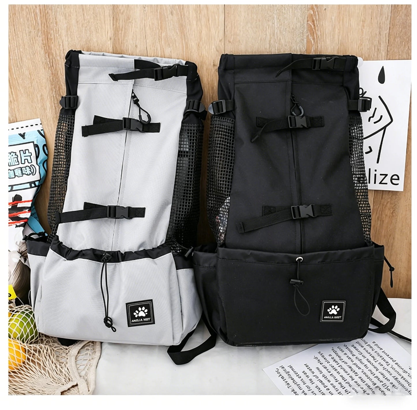 SecureRide Dog Carrier Backpack