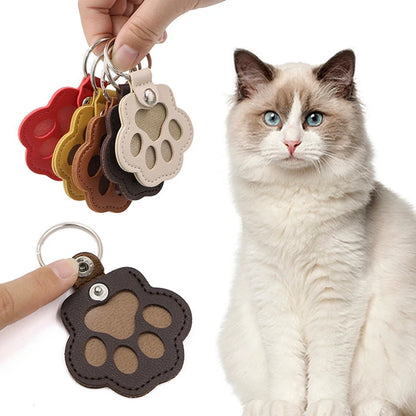 CheriFur Pet Hair Dog Memorial Gift Keychain Leather Keepsake