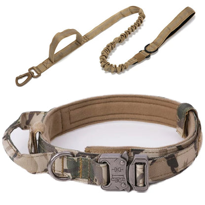 Matching Tactical Dog Collar and Leads & Collar Leash Sets