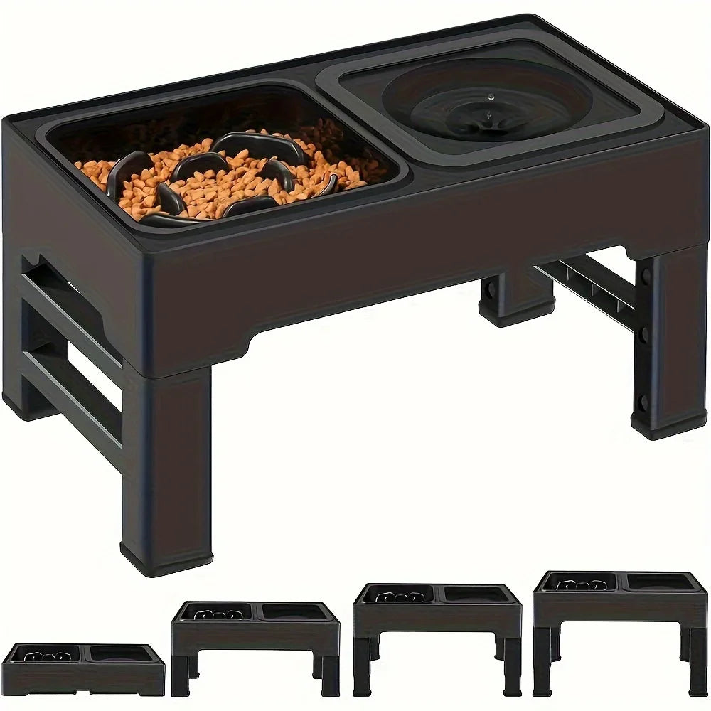 Elevated Dog Bowl Stand | Elevated Dog Bowl | Dog Slow Feeder Bowl
