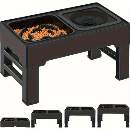 Elevated Dog Bowl Stand | Elevated Dog Bowl | Dog Slow Feeder Bowl