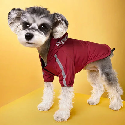 Winter Dog Reflective Waterproof Hooden Warm Coat Jacket for Small Medium Dogs | Dog Clothes