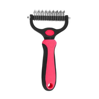 FurFlow™️Dog Deshedding Undercoat Rake Brush | Ultimate Dog Grooming Tool