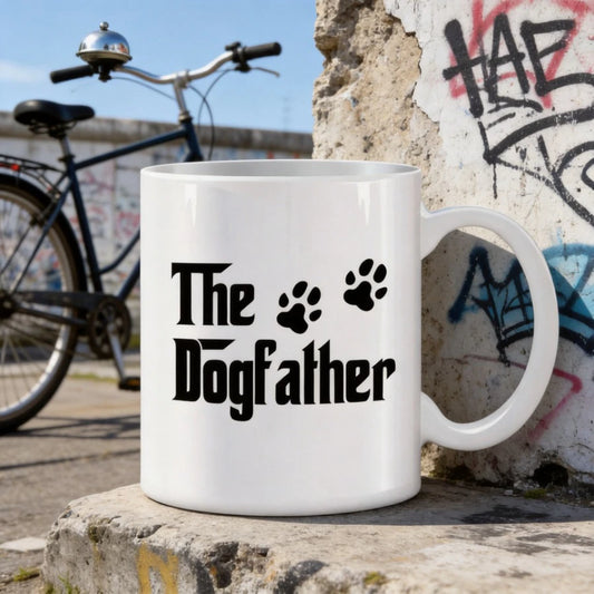 The Dog Father Mug – Funny Gift for Dog Dads