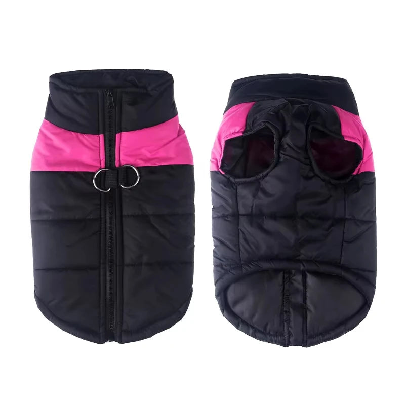 Water Proof Winter Sleeveless Dog Puffer Jacket: warm coat for all sizes XS-6XL | dog clothes