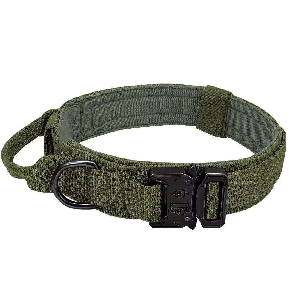 Conjuntos de arneses y correas tácticos para perros medianos y grandes y collares para perros