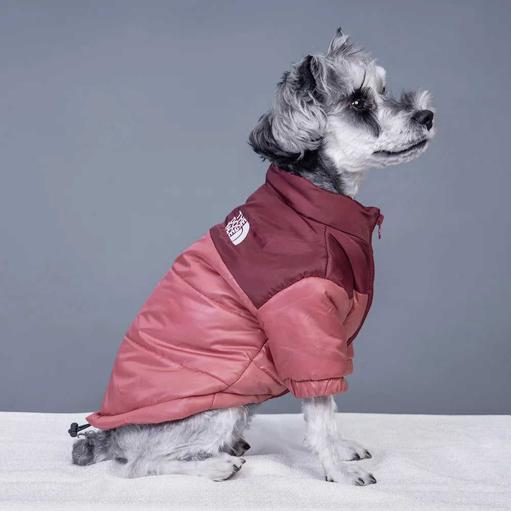 The Dog Face Winter Puffer Jacket Multi Color Windproof Dog Coat XS-3XL Dog Clothes