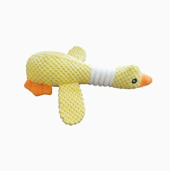 Plush Goose Dog Chew Toy | Soft Squeaky Toy for Dogs