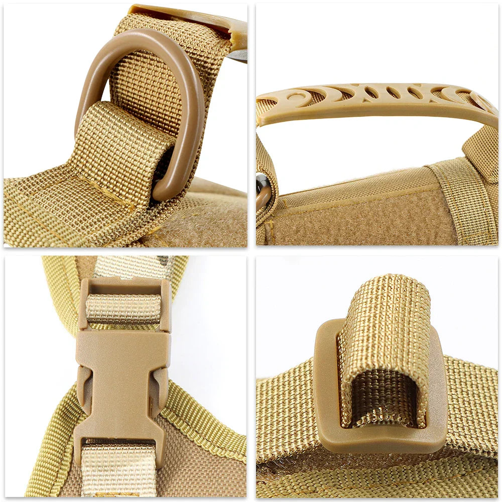 Rover Rituals | Tactical Dog Harness and Leash for Small Dogs | Durable & Secure Fit