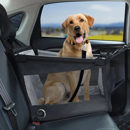 Detachable and Washable Dog Car Seat with leash attachment Small Medium Dogs