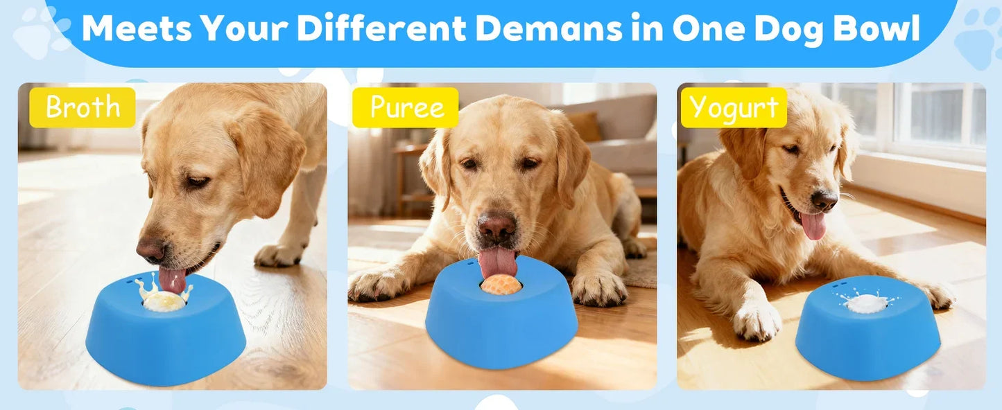 Anti-Anxiety Dog Slow Feeder Bowl Non-Slip Lick Toy - Rover Rituals