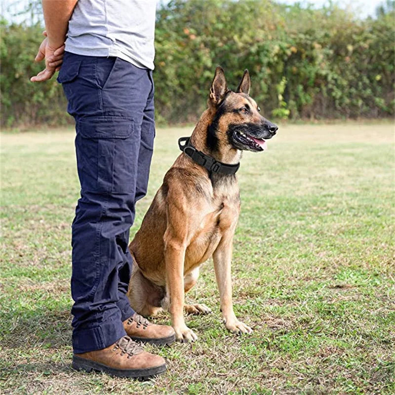 Durable Tactical Dog Collar and Leash Set