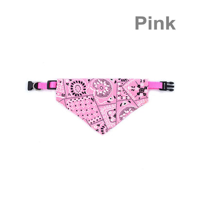Dog Bandana Dog Scarf with buckle | Dog Clothes