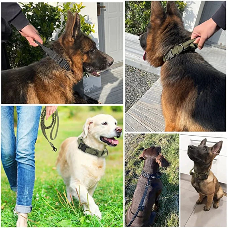 Durable Tactical Dog Collar and Leash Set