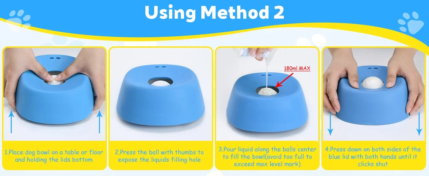Anti-Anxiety Dog Slow Feeder Bowl Non-Slip Lick Toy - Rover Rituals