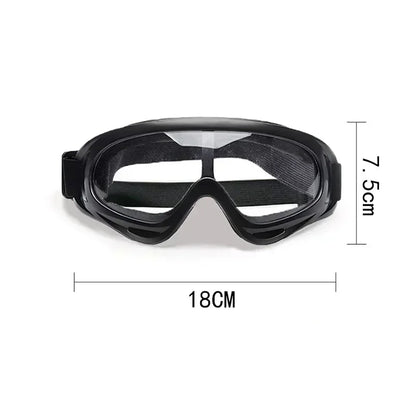 Pet Goggles Adjustable Anti UV Glare Windproof Sunglasses for Dogs Outdoor Hiking Running Beach All Breeds Eye Protection Black - Rover Rituals