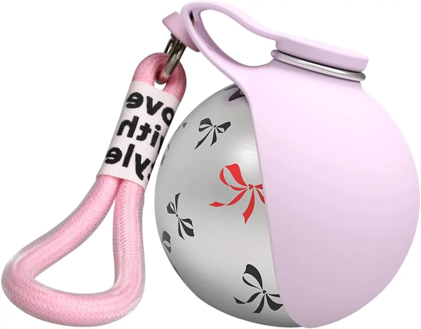 WagFlask™ Stainless Steel Dog Water Bottle with Built-In Bowl & Lanyard 285ml/9.6 floz - Rover Rituals
