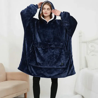 HugBuddy™ Comfort Hoodie | Oversized Heated Hoodie with Pocket for Pets!