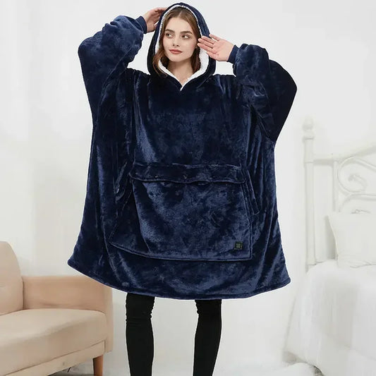 HugBuddy™ Comfort Hoodie | Oversized Heated Hoodie with Pocket for Pets!