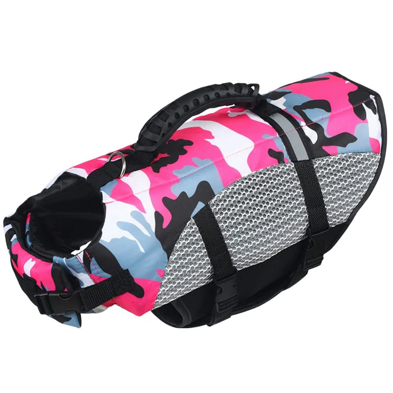 Dog Life Jacket – High Bouyancy Waterproof Swimming Vest with Rescue Handle & Reflective Strip