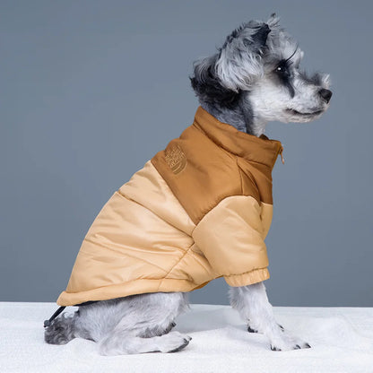 The Dog Face Winter Puffer Jacket Multi Color Windproof Dog Coat XS-3XL Dog Clothes