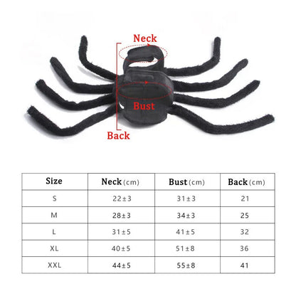 Spider Costume for Cats and Small to Medium Dogs