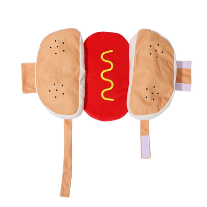 Hot Dog Halloween Costume for Small Dogs and Cats