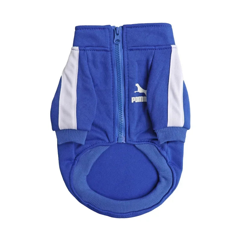 Sports Zip Dog Sweater Dog Clothes