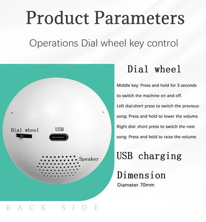 LumiOrb 3D Wifi Video Crystal Ball Personalized Dog Gift Keepsake