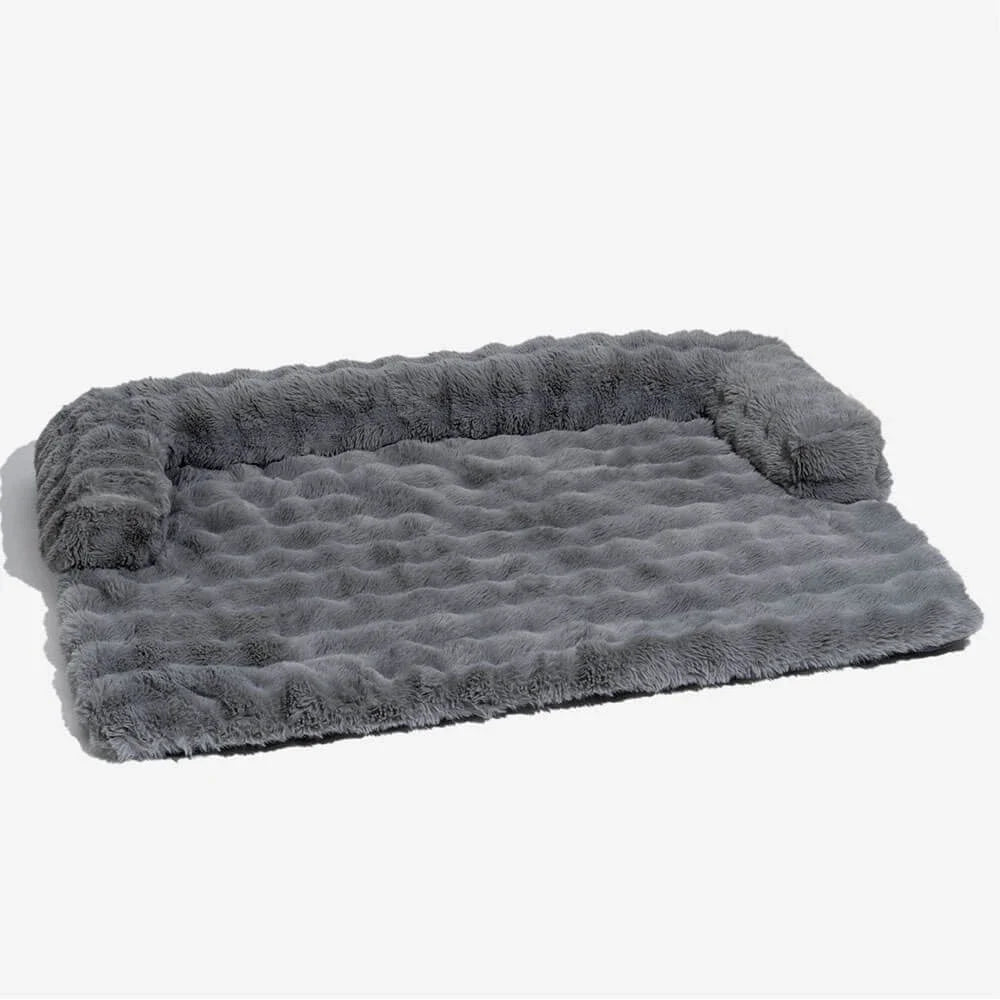 Rover Rituals | Plush Dog Bed Soft Plush Dog Pad, Sofa Couch Pet Furniture Protector Cover, Washable, Blanket Cushion Dog