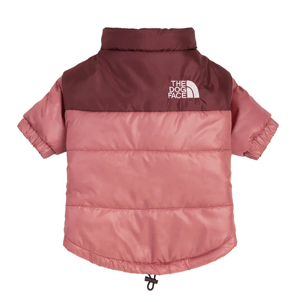 The Dog Face Winter Puffer Jacket Multi Color Windproof Dog Coat XS-3XL Dog Clothes