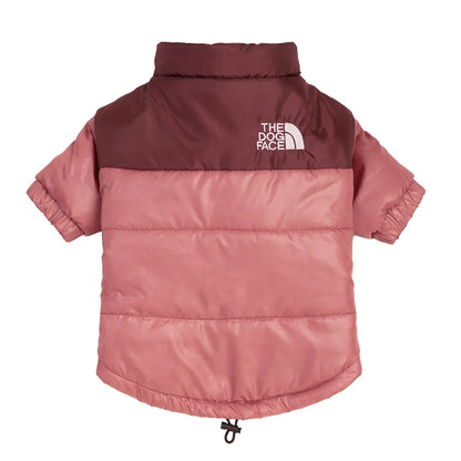 The Dog Face Winter Puffer Jacket Multi Color Windproof Dog Coat XS-3XL Dog Clothes