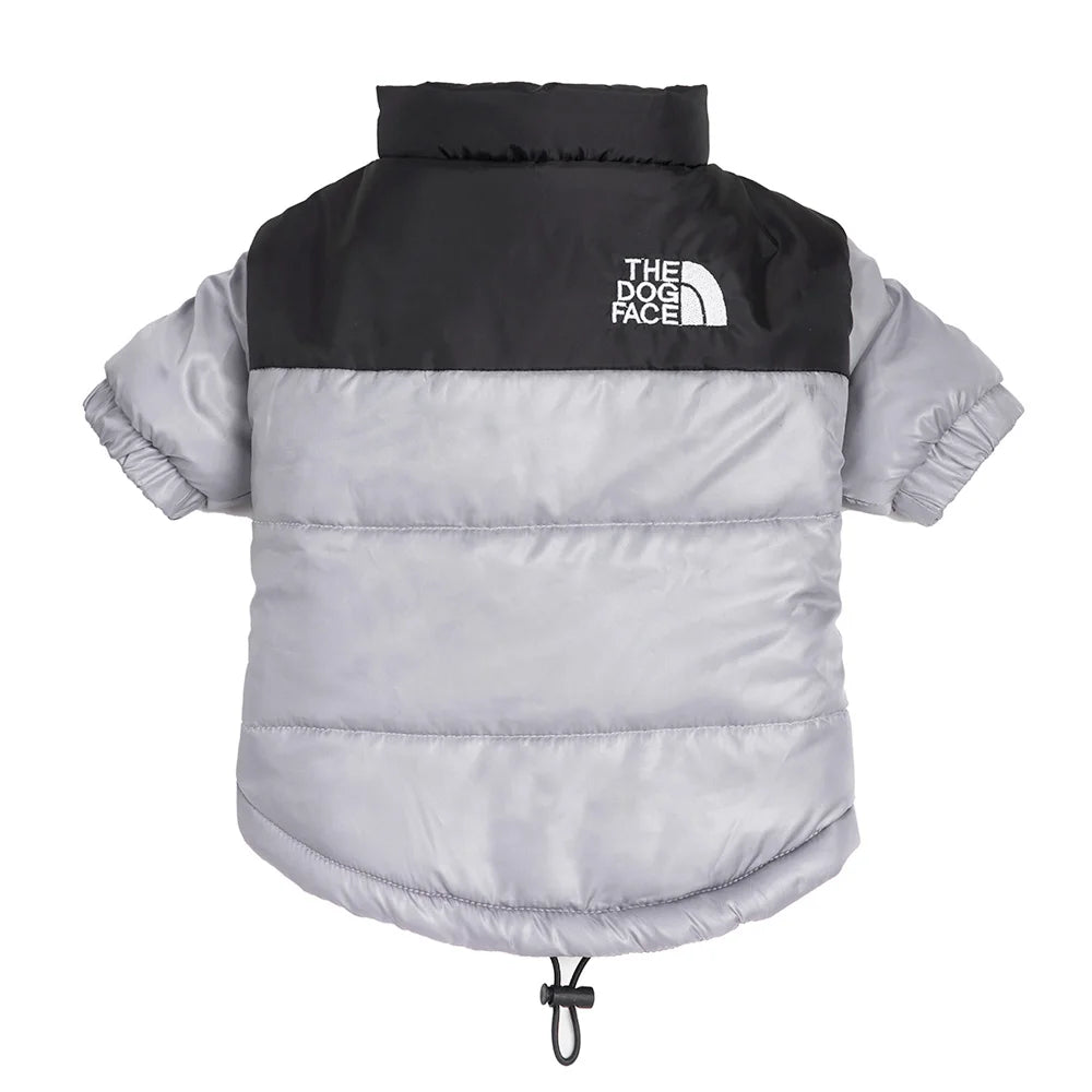 The Dog Face Winter Puffer Jacket Multi Color Windproof Dog Coat XS-3XL Dog Clothes