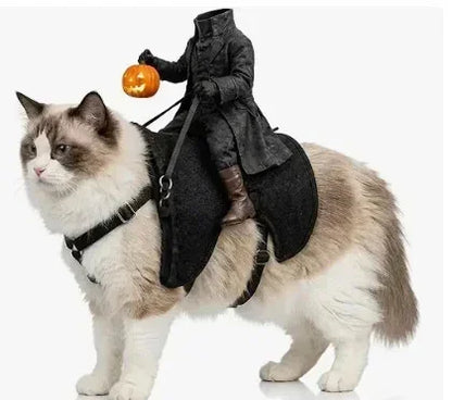 Headless Horseman Costume for Cats and Small Dogs