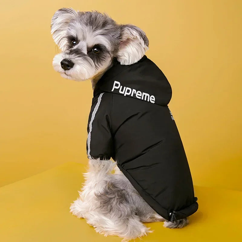 Winter Dog Reflective Waterproof Hooden Warm Coat Jacket for Small Medium Dogs | Dog Clothes