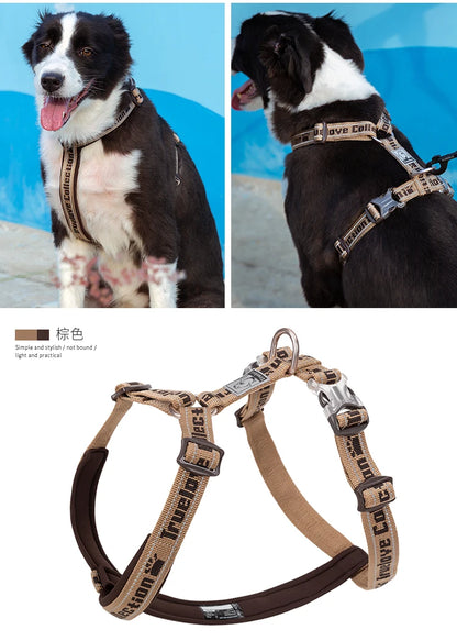 TrueLove Comfort Neoprene Adjustable Reflective Dog Harness