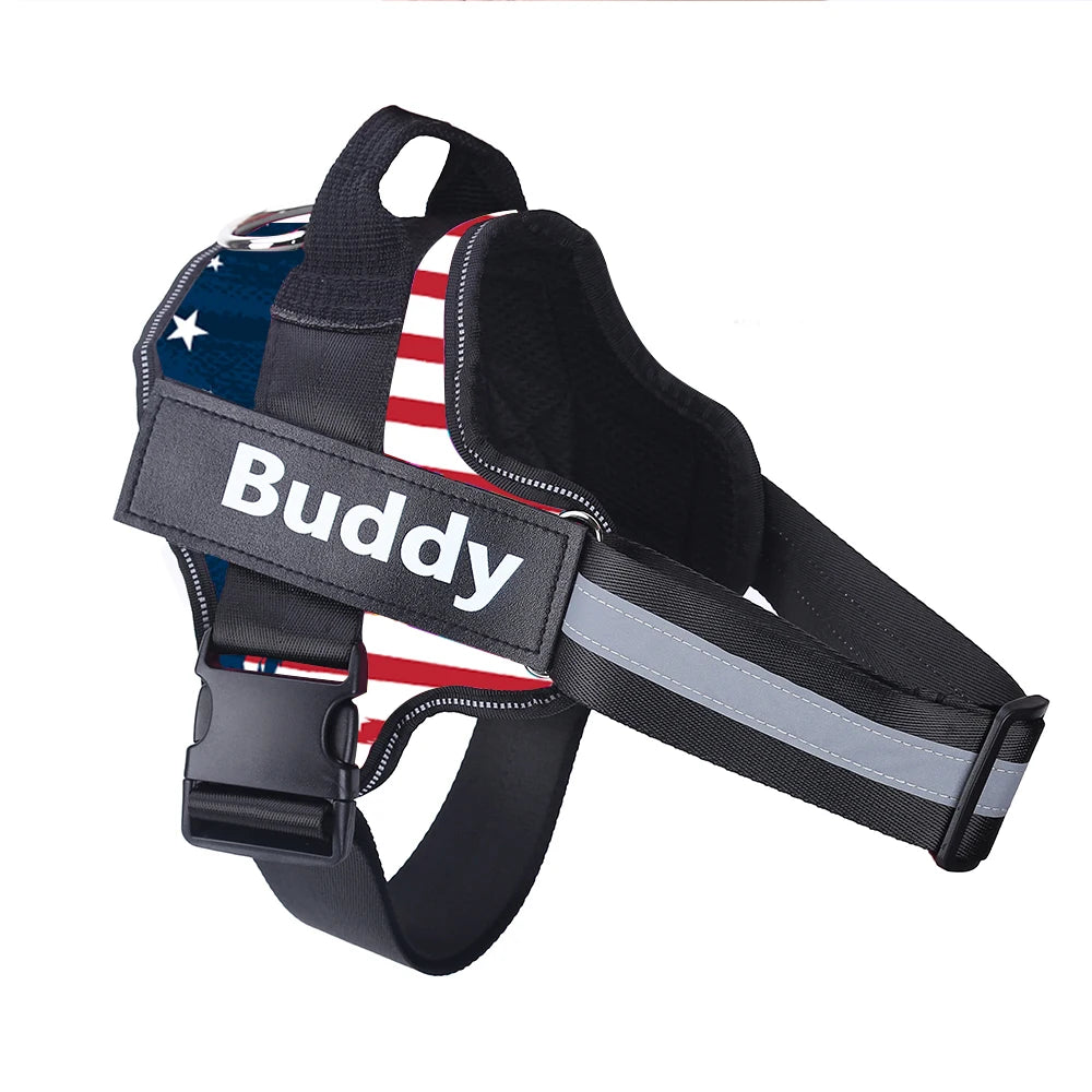 Personalized Reflective Dog Harness NO PULL