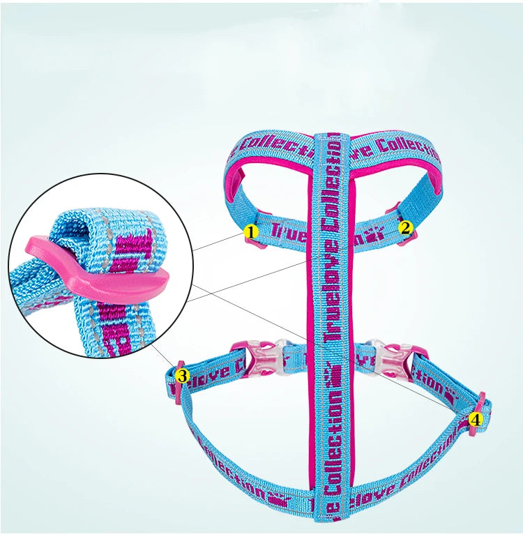 TrueLove Comfort Neoprene Adjustable Reflective Dog Harness