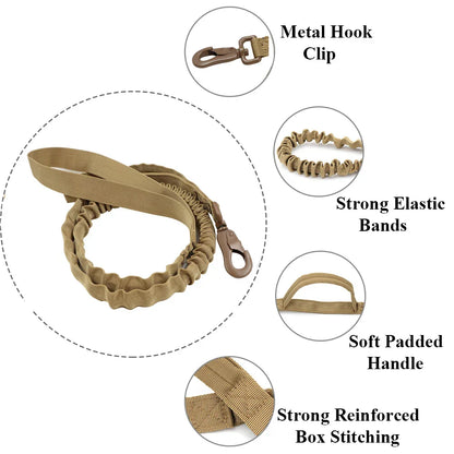 Rover Rituals | Tactical Dog Harness and Leash for Small Dogs | Durable & Secure Fit