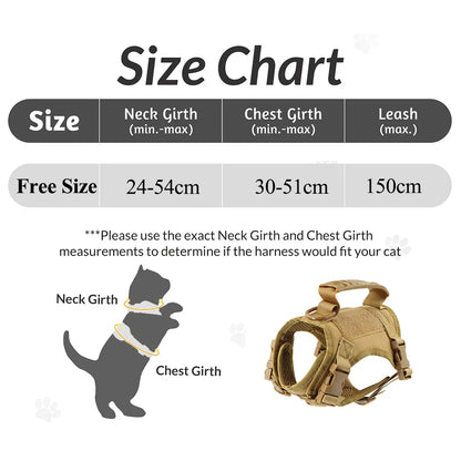Rover Rituals | Tactical Dog Harness and Leash for Small Dogs | Durable & Secure Fit