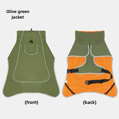 Dog Windbreaker Raincoat | Waterproof Stormcoat for Medium & Large Dogs
