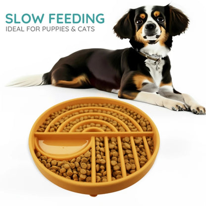 Dog Slow Feeder Bowl Mat Silcone Food Grade