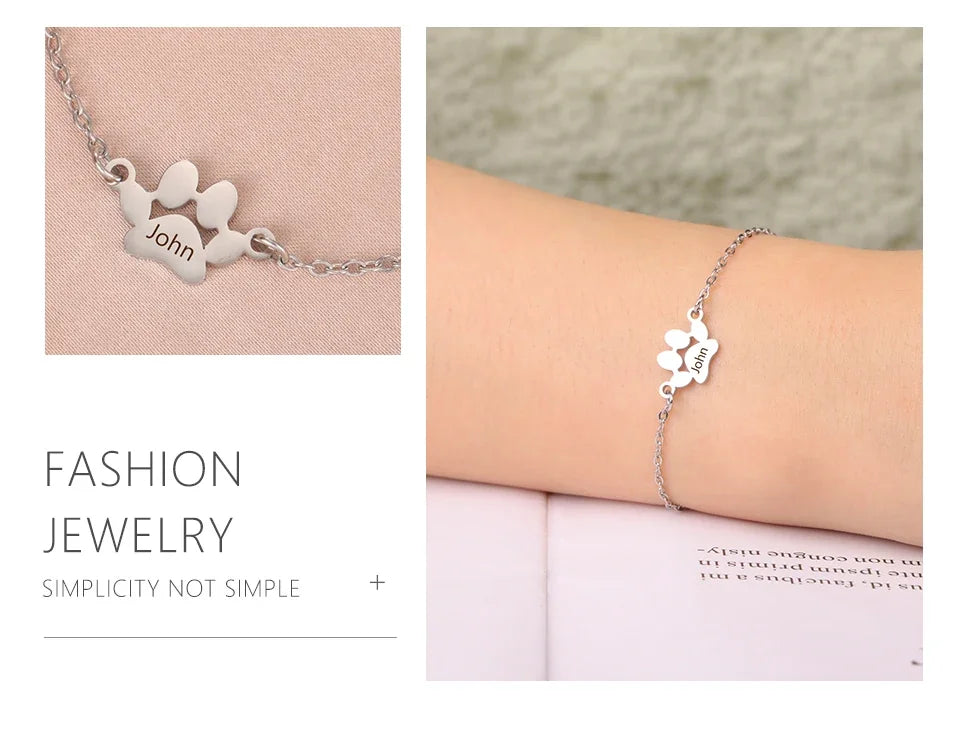 Custom Name Bracelet for Dog Personalized Names | Mother's Day Gift Ideas