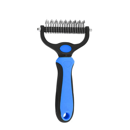FurFlow™️Dog Deshedding Undercoat Rake Brush | Ultimate Dog Grooming Tool