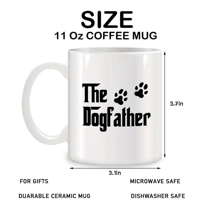 The Dog Father Mug – Funny Gift for Dog Dads