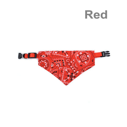 Dog Bandana Dog Scarf with buckle | Dog Clothes