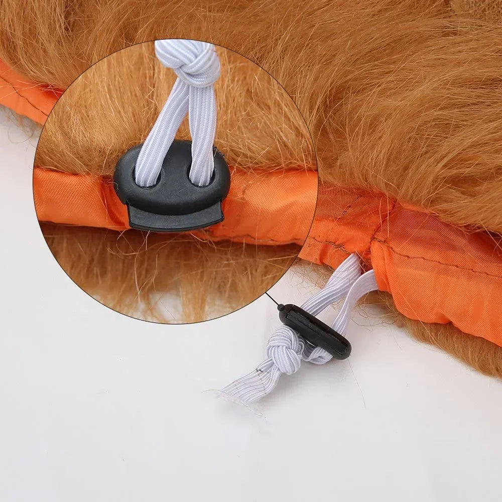 Lion Mane Costume Wig for Medium and Large Dogs
